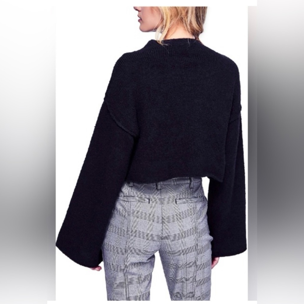 Free People Lost In a Forest Mock Neck Sweater
